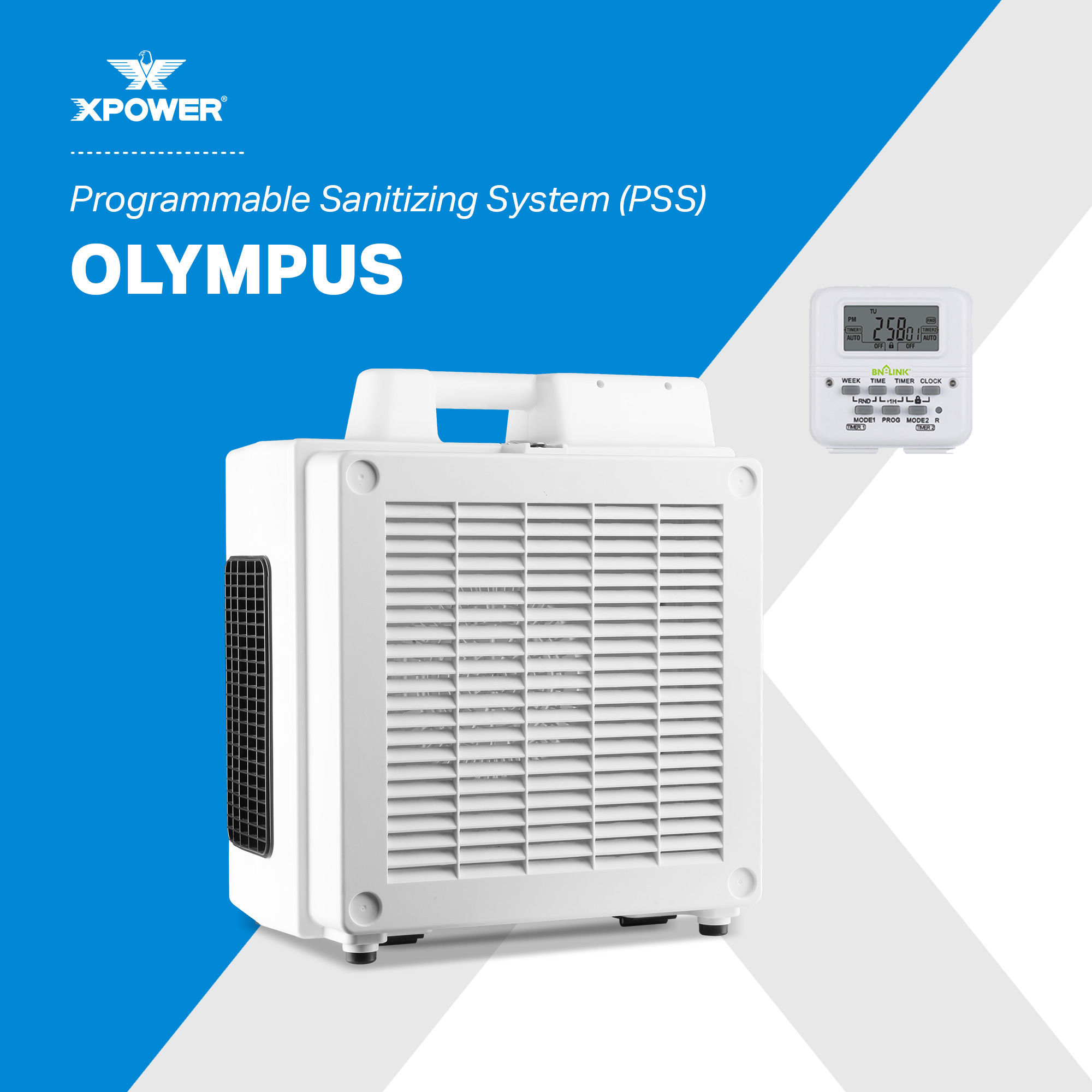 XPower Programmable HEPA Sanitizing System - 600 CFM, Model# PSS1